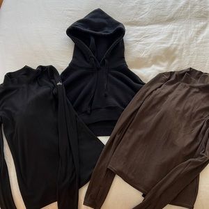 3 piece alo yoga - XS